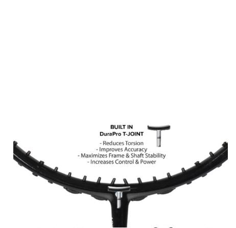 Apacs Imperial Pro 6.2 Badminton Racket – Black 4U