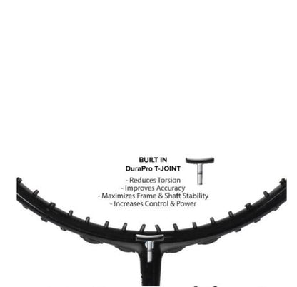 Apacs Imperial Pro 6.2 Badminton Racket – Black 4U
