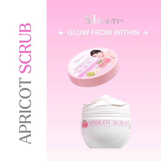 S and J Beauty Apricot Scrub With Kiwi Liquid & Lactobacillus From Pear Fermentage Apricot Beads