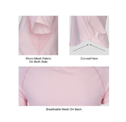 Apacs RN 368 Badminton T-shirt for Women – Pink