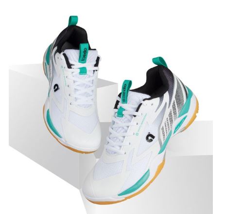 Apacs Velocity Boost Pro Badminton Shoes - White