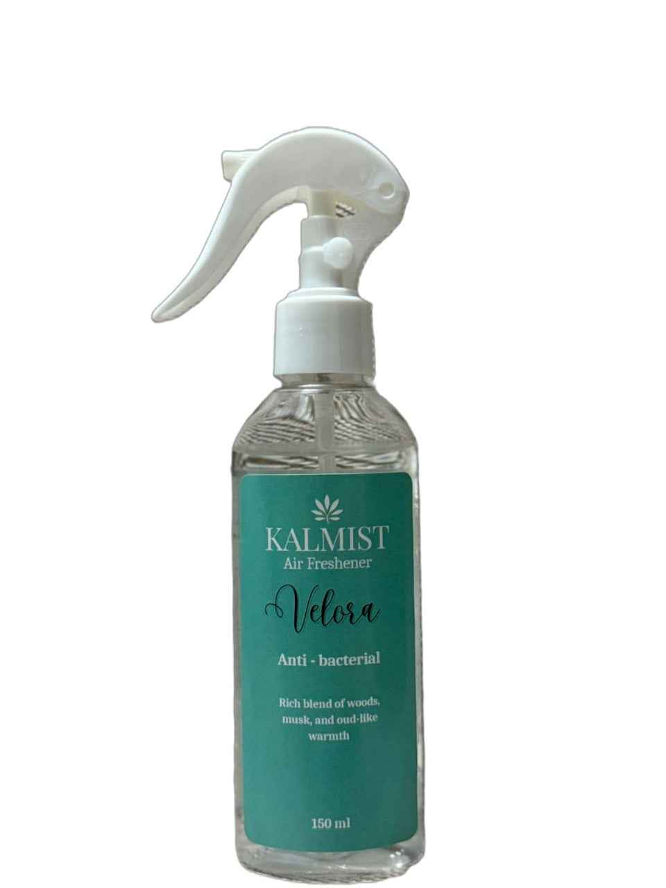 Kalmist Velora Air Freshener, Woody Musky Oud-like Scent, Anti-Bacterial, 150ML