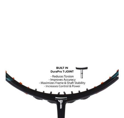 Apacs Ziggler Pro 6.2 Badminton Racket – Black/Red 4U/G5